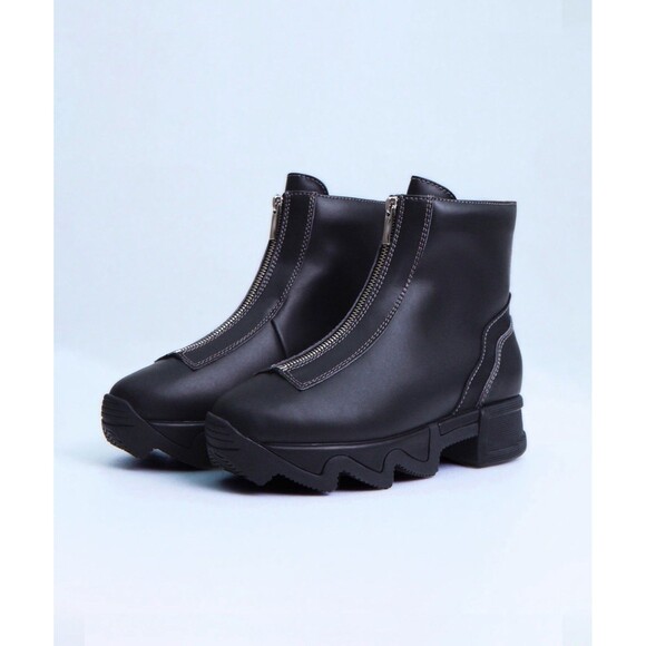 iRi ODELE Black Zip-Up Boot Women’s US 6 Chunky Platform Shoes Streetwear $280 - Picture 13 of 13